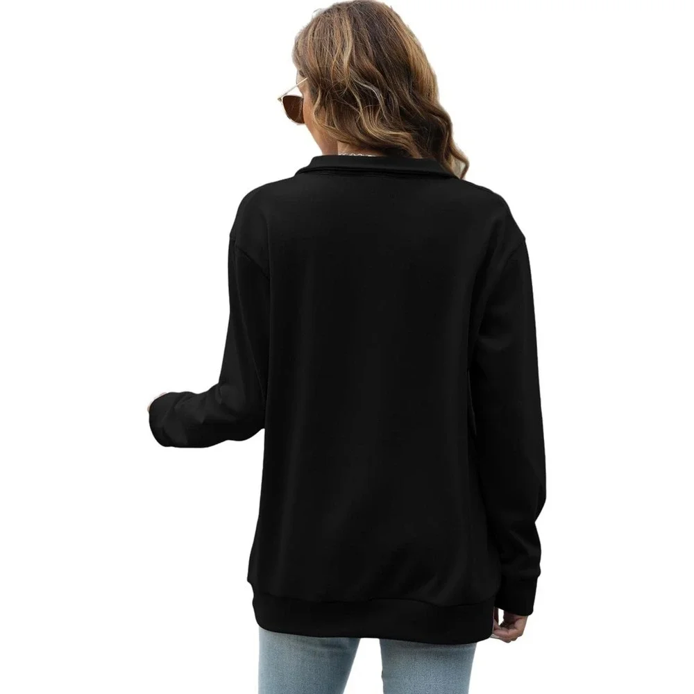 Blencot Womens Quarter Zip Pullover Sweatshirt Fleece Lined Long Sleeve Small - Picture 2 of 5